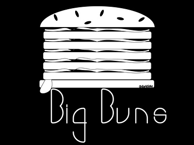 Burger Joint, Big Buns white logo