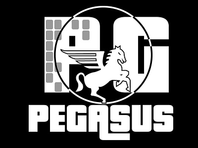 Architectural Firm, Pegasus white logo
