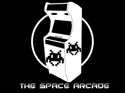 Video Game Arcade, The Space Arcade white logo