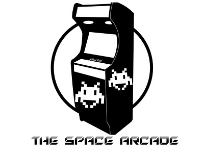 Video Game Arcade, The Space Arcade black logo