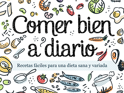 Book Cover book cover doodle food illustration vectorial