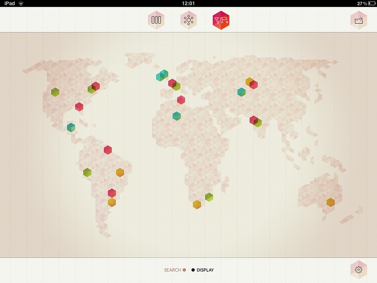 Hexagon Map by Jimena Catalina on Dribbble