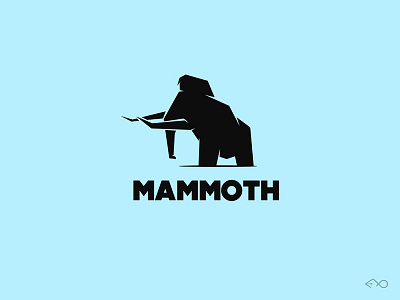 Mammoth Logo animal creative design elephant logo mammoth vector