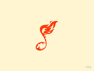 HotHit Logo creative design flame hit hot logo music vector