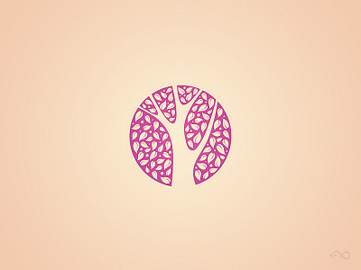 Parkhouse creative design leaf logo park tree vector