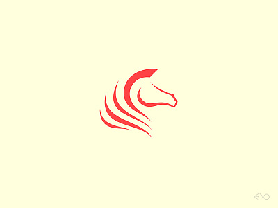 Headhorse Logo animal creative design horse logo vector