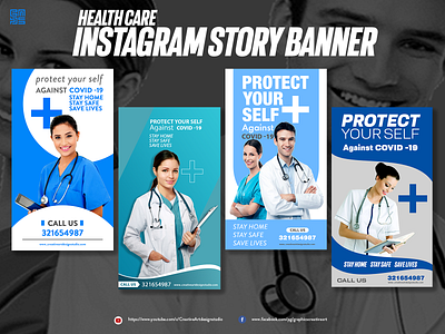 Instagram Story Banner advertising banner branding graphic design instagram story social media banner social media post