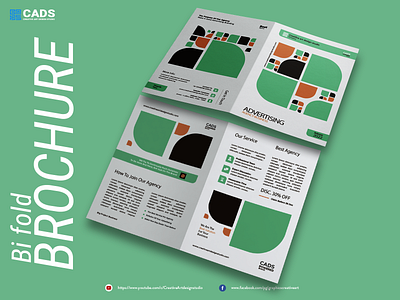 Bi Fold Brochure bi fold brochure branding brochure flyer graphic design vector