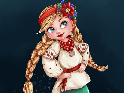 Ukrainian mermaid