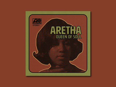 Aretha Franklin Album Cover 60s album album cover aretha franklin collage creative design graphic design music pop culture retro typography vintage