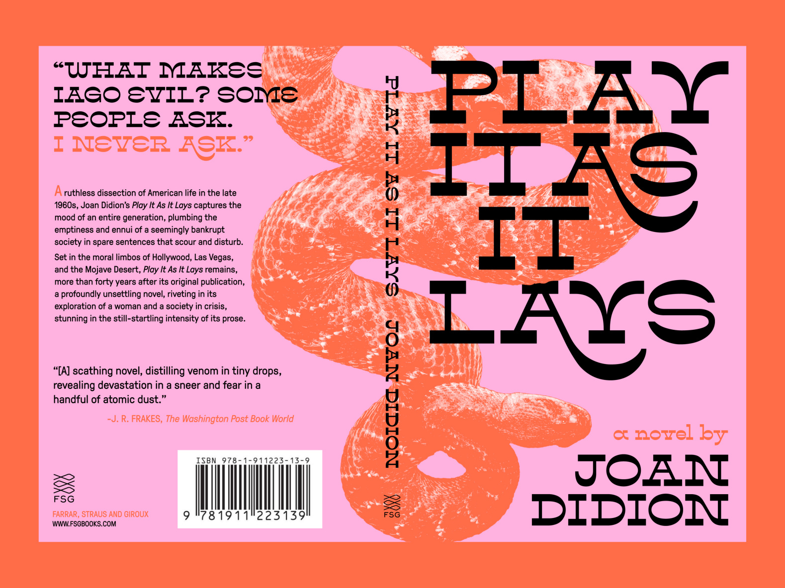 Play It As It Lays Book Cover by Jordan Jacob on Dribbble