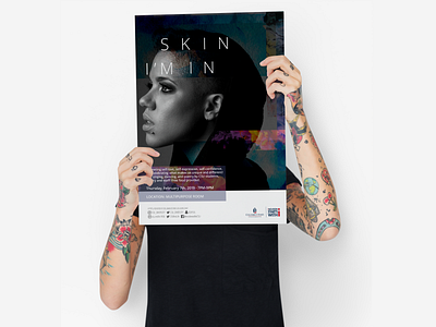 Skin I'm In Poster event flyer graphic design poster print print design