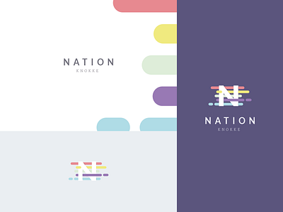Nation Branding branding classy colors dynamic logo purple shopping stripes type