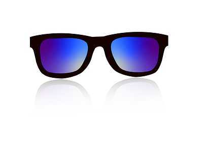 Wayfarer art digital art illustration illustrator light reflection shadow sunglasses wayfarer