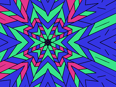 Color Blast | Digital Mandala