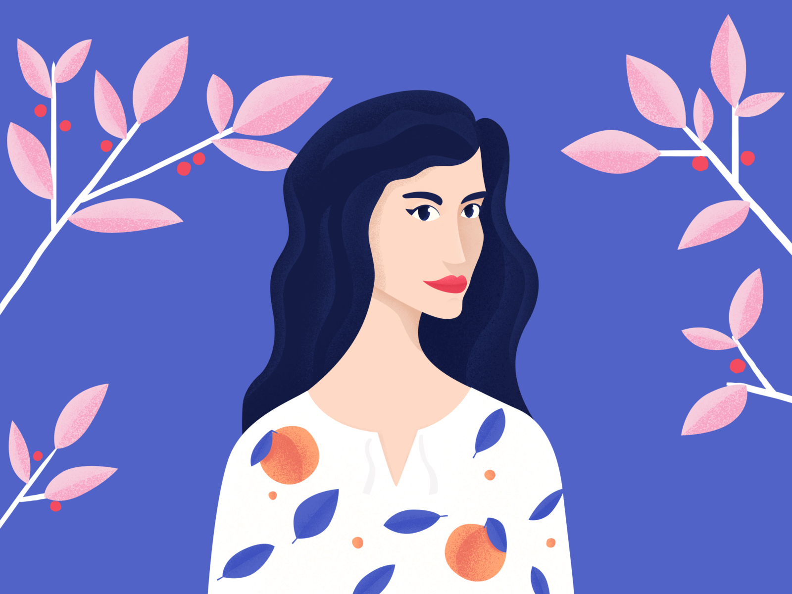 Madam Spring by Alex Purcărea on Dribbble