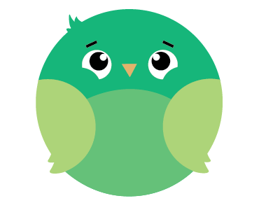 Round birds bird circle flat icon illustration