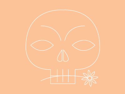 Day 18 Skull 31daysofskulls halloween skull strokes