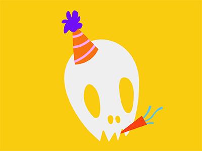 Day 25 Skull 31daysofskulls birthday skull vector