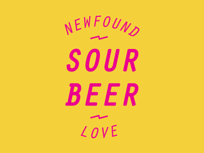 S O U R B E E R 🍻 beer love pink type yellow