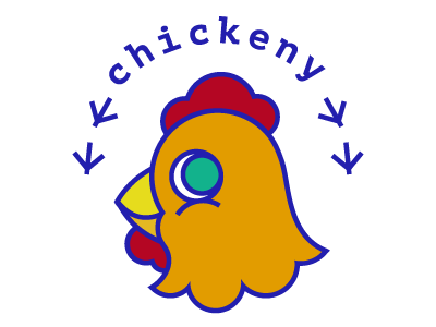 chickeny chickeny! animal bird chicken farm hen outline