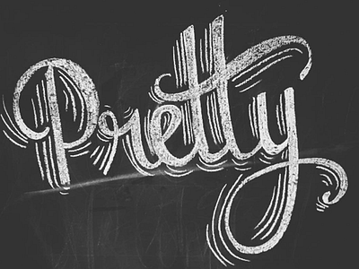 Pretty Chalk Lettering chalk lettering letters pretty