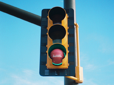 Green Means Go art ball dribbble green invite lights portra 400 rebound stop light street xprocrastinationcontest
