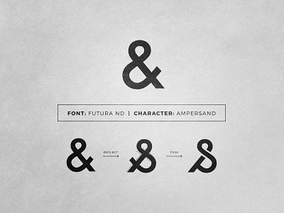 SP or: How I Flipped an Ampersand and Made it My Logo ampersand brand design flip font futura logo p reverse s sp