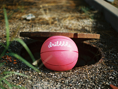 Dribbble Ball Manhole ball city dribbble invite logo manhole series street