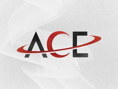 ACE Logo ace astronomy black brand futura logo red saturn sci fi space