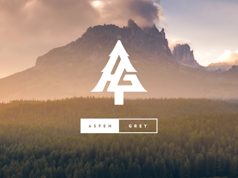 Aspen Grey Logo by Scott Pokrant on Dribbble