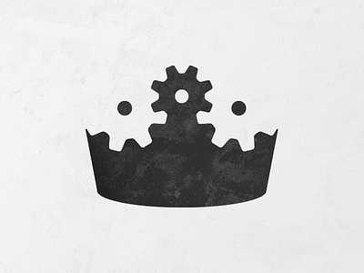 Crown / Gear Logo (Work in Progress) cog crown engineering gear logo minimal robotics