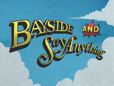 Say Anything + Bayside Logos