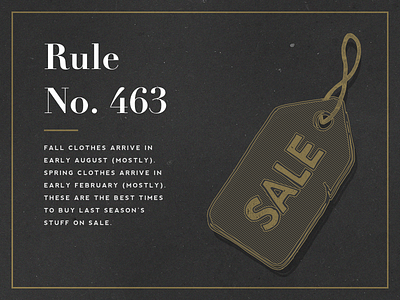 Rule No. 463 clothes esquire rules rules for men sale season shopping