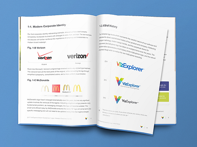 Brand Guide brand corporate creative document guide logo rebrand redesign software