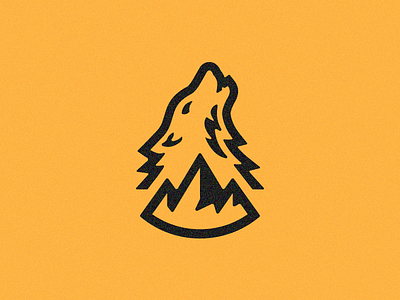 Howl - Work in Progress howl logo mountain wolf