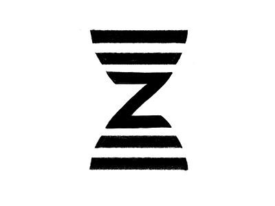 Z Hourglass Mark Sketch app brand helix hourglass letter n letter z logo mark modern science software technology time