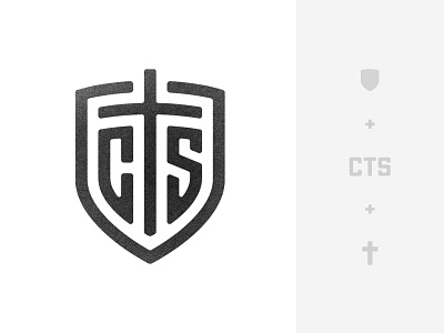 CTS Mark badge c christian church cross defense logo monogram police s security shield t tactical