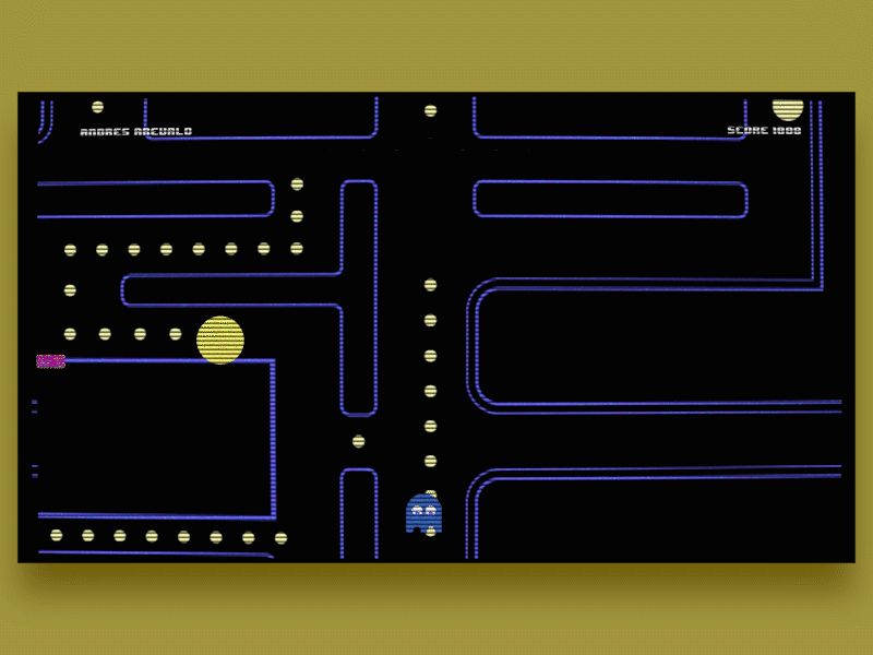 Pacman Glitch 80s animation glith memories nes pacman pacman nintendo premiere retro video videogames