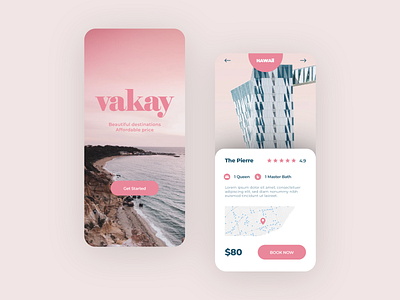 Vakay hotel vacation booking 3d adboe xd animation app app design branding design figma figma design graphic design illustration logo motion graphics typography ui ui design ux ux design vector web design