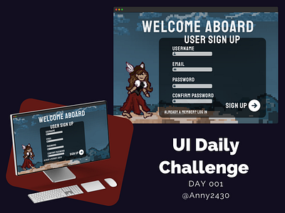 DAY 001 DAILY UI CHALLENGE