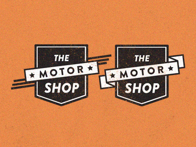 "The Motor Shop" Badge Design