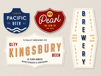 Buckwheat Font Family in Action beer brewery font label lettering logo type typography vintage whisky