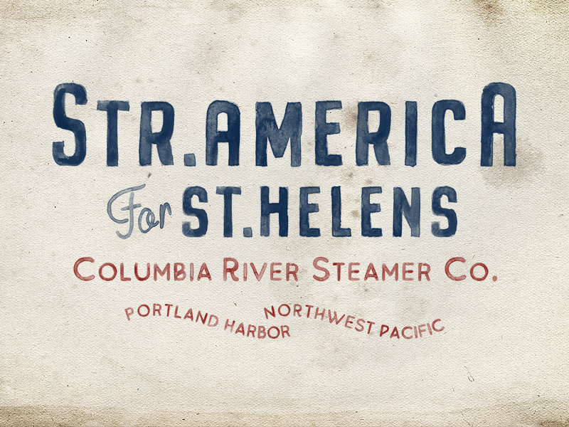 SVG Font in Action #2 watercolor typography watercolor typography logo vintage design logo design sign painted paint opentype font lettering handlettering