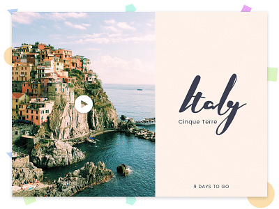 Daily Design 008 - Italy blanche daily ui dailydesign design holiday italy nickblanche travel