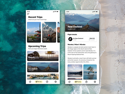 Travel Tracker 004 blanche daily daily design daily ui dailyui design designeveryday growth motivation my trips nick blanche nickblanche nickblanchecreative travel trips ui