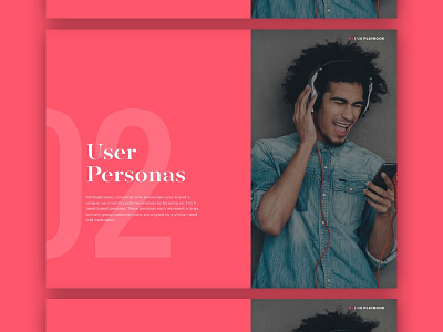 Persona Title Card layout personas typography user experience ux