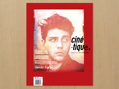 Cinétique magazine cover cover design editorial graphic independent magazine movies
