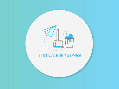 Cleaning Service Logo Template branding cleaning cleaning service concept design flat graphic design icon illustration logo minimal print vector