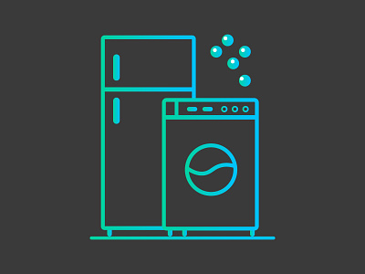 Logo template for electronics & appliances branding design flat graphic design icon illustration logo minimal print vector